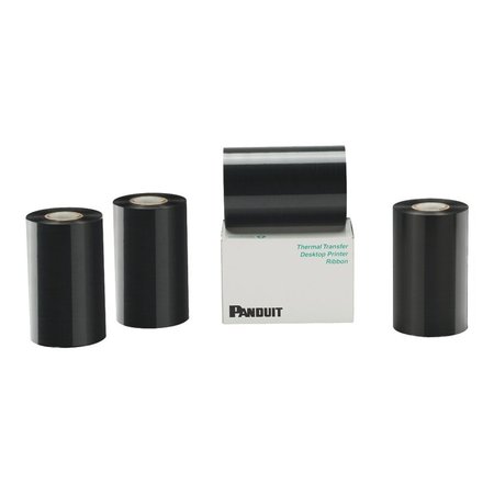 PANDUIT Resinribbon, Bl, 4.25"x300 ft., Tdp43me RMER4BL